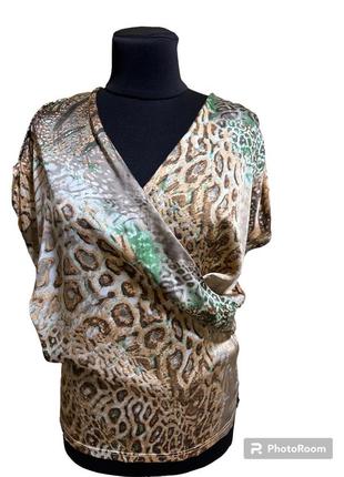 Блуза у леопардовый принт