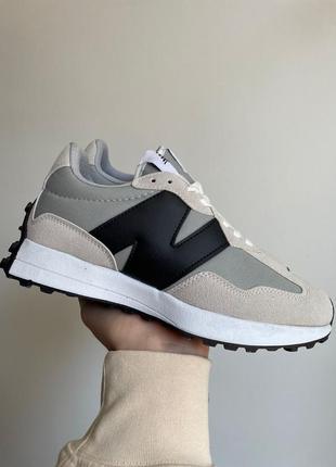 Кроссовки new balance 327 grey серые женские