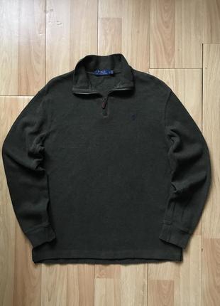 Оригінальний зіп светр 1/3 polo ralph lauren