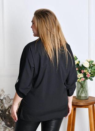 Женская блузка свободного кроя. размер 64-664 фото