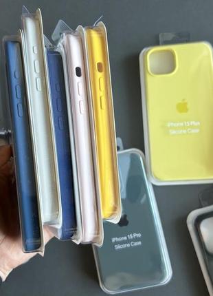 Чехол silicone case full iphone 15/15 pro/15 pro max/15 plusсиликоновый чехол накладка2 фото