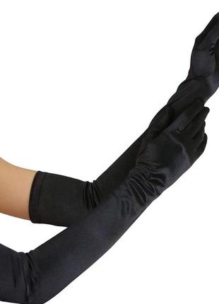 Перчатки длинные еластичные в стиле 20тых вечеринка гетсби2 фото