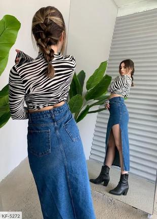 Юбка джинсовая