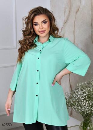 Жіноча сорочка великих розмірів розмір 64-66