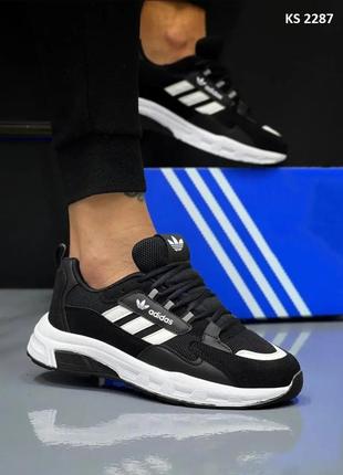 Кросівки adidas edition чорно-білі