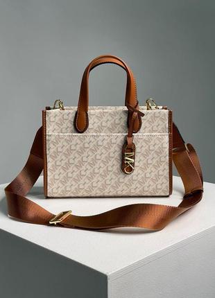 Сумка michael kors gigi lg grab tote ivory