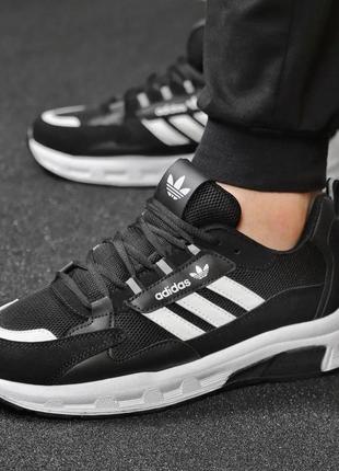 Кроссовки adidas edition черно-белые6 фото