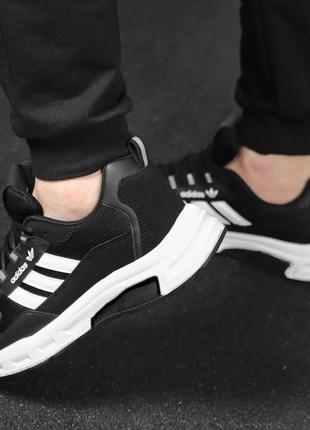 Кроссовки adidas edition черно-белые7 фото