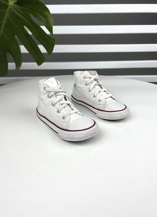 Оригинальный ни детские высокие кеды converse