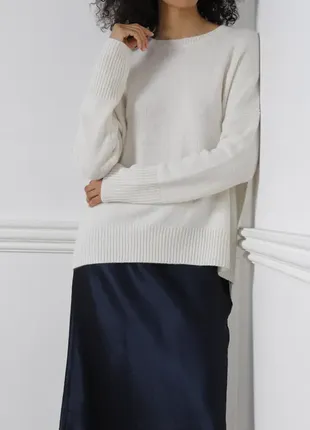 Новий.светр преміум брендовий lisa yang premium cashmere sweater white ivory оригінал. зі свіжих