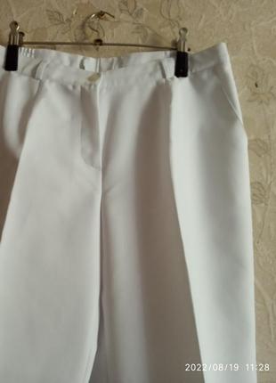 Классные белоснежные брюки спец одежды charmant2 фото