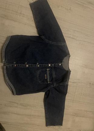 Джинсовка рубашка плотный джинс 4-5 лет