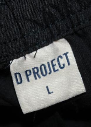 Мужские черные шорты карго d prodject l3 фото