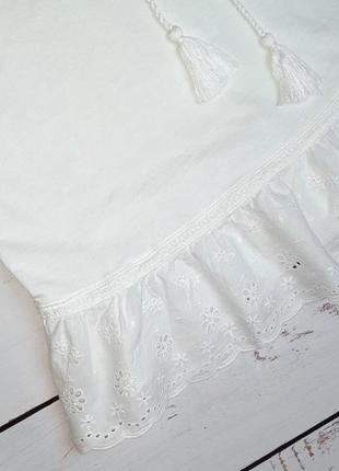 1+1=3 нежная белая натуральная блуза блузка из хлопка george, размер 50 - 525 фото