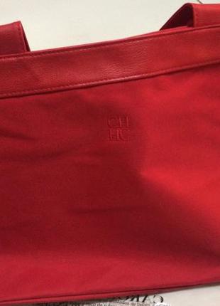 Carolina herrera нова червона сумка кароліна херера. акція 1+1=3