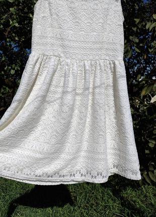 Красиве ажурне біле плаття fb sister3 фото