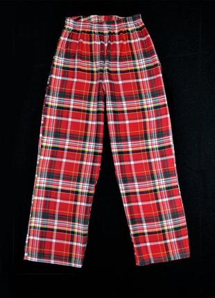 Пижамные домашние штаны f&amp;f фланель хлопок 100% р.xs\s