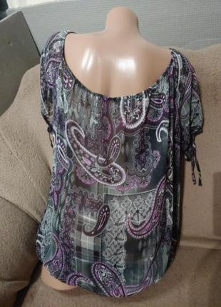54-58 размер блуза с открытыми плечами.2 фото