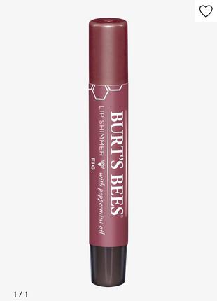 Натуральный бальзам-блеск для губ с шиммером burt's bees lip shimmer