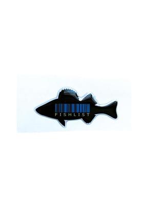 Преміум-наклейка риба окунь на авто/мото наклейка рибалка 3d наклейки риб fishlist