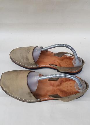 Іспанські чоловічі менорки сандалі босоніжки шльлпанці натуральна шкіра mibo