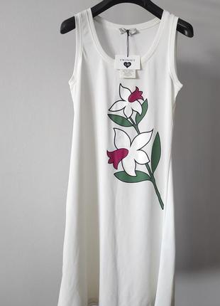 Новое платье twin-set в принт цветы туника твин сет быстросохнущее пляжное платье2 фото