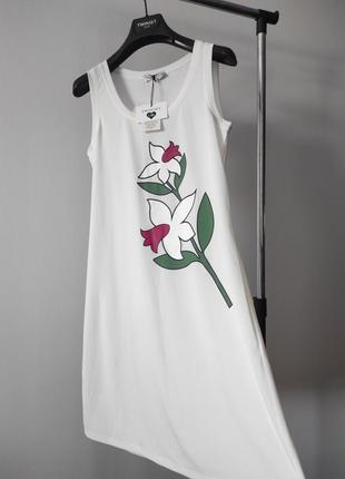 Новое платье twin-set в принт цветы туника твин сет быстросохнущее пляжное платье3 фото