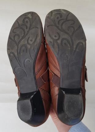 Туфли ботильоны базовые удобные кожаные качественные с пряжкой medicus9 фото