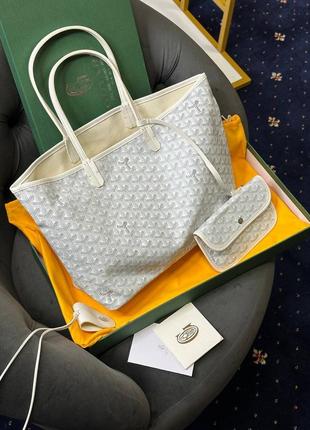 Сумка шоппер в стиле goyard