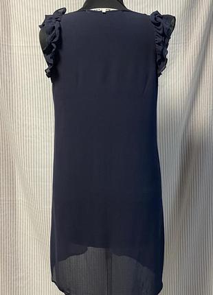 Женское короткое платье туника шелк custommade3 фото