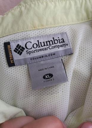 Columbia titanium pp x1 треккинговая рубашка из нейлона5 фото