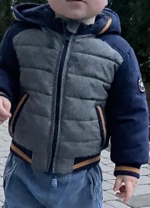 Демисезонная курточка теплая куртка на мальчика