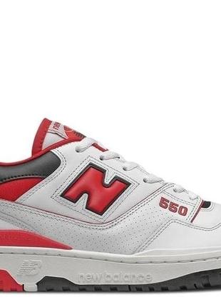 Sale new balance 550 "white/red"  kb3535