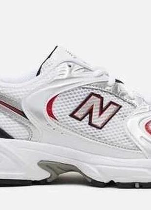 (sale) new balance 530 "white/silver/red"  kb3664