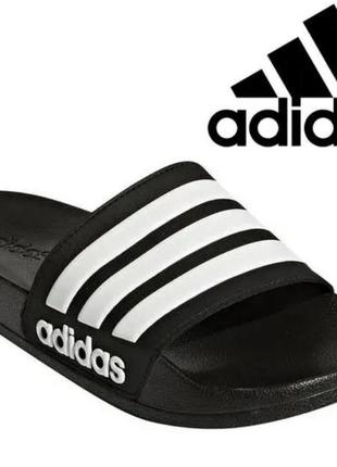 Adidas оригинал шлепанцы тапочки сланцы p.40 26см в идеале