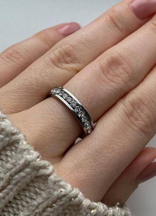 Шикарная кольца с сияющими кубическими цирконами4 фото
