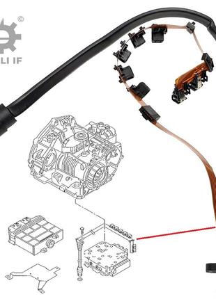 Шлейф стрічка проводів коробки акпп golf 5 volkswagen 01m 01m927365 01m325283a 01m325039f