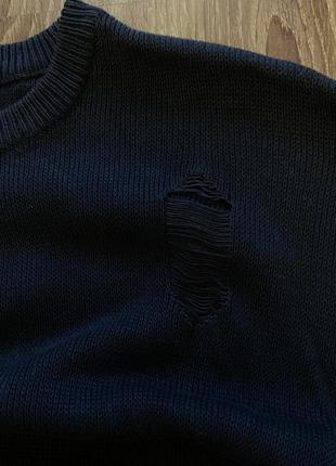 Светр з подертостями bershka 2