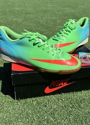 Мужские футзалки nike mercurial vortex ii phantom tiempo premier 45 р