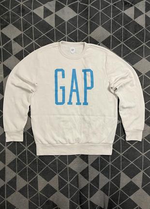 Світшот, кофта gap logo pullover sweatshirt (оригінал)