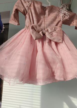 Святкова сукня на дівчинку 1 рік2 фото