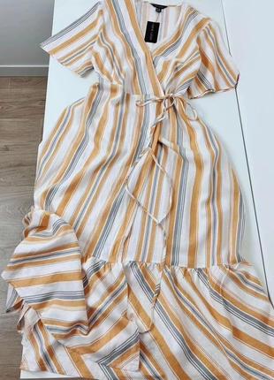 Удивительная льняная сукэнка от new look р. 12 л
