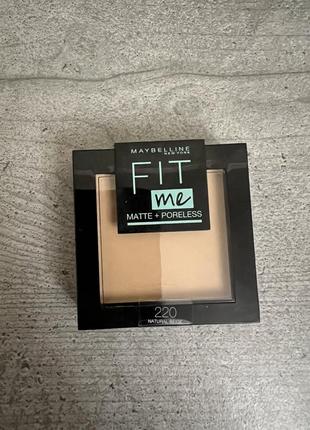 Maybelline fit me 220 пудра