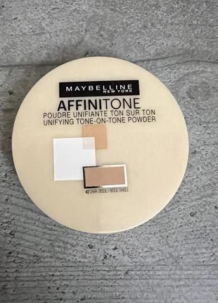 Maybelline affinitone 42 пудра