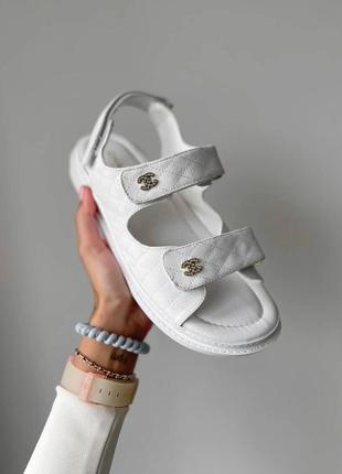 *chanel dad sandal white  lxch001