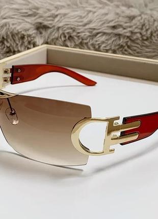Сонцезахисні окуляри прямокутні хіт тренд сезону у2к y2k uv400 у стилі 2000 стиль 90 ретро вінтажні3 фото