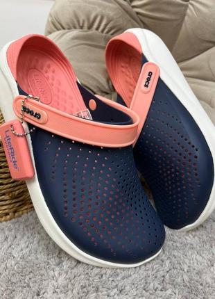 Женские кроксы сабо crocs literide clog mellon все размеры в наличии