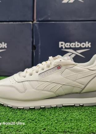 Мужские кроссовки reebok classic classic leather 1983 vintage оригинал кожа gx02814 фото