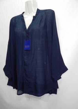 Блузка фирменная женская вискоза sorsa ukr р. 56-58 063бр (только в указанном размере, только 1 шт)4 фото