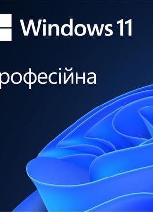 Microsoft windows 11 professional 64bit ukrainian 1пк dsp oei dvd (fqc-10557)